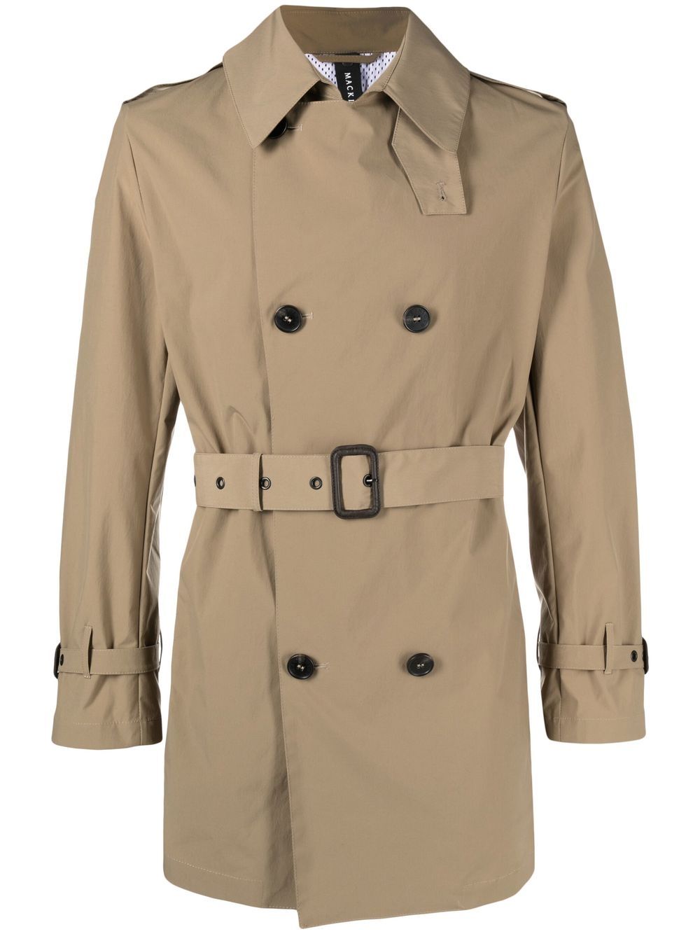 

Mackintosh Kings belted trench coat - Neutrals