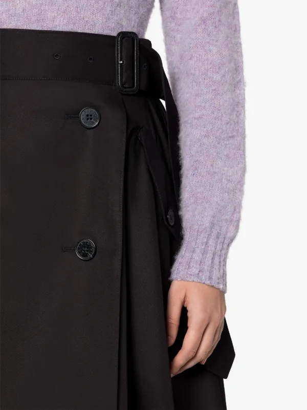 CECILA Black Cotton Skirt