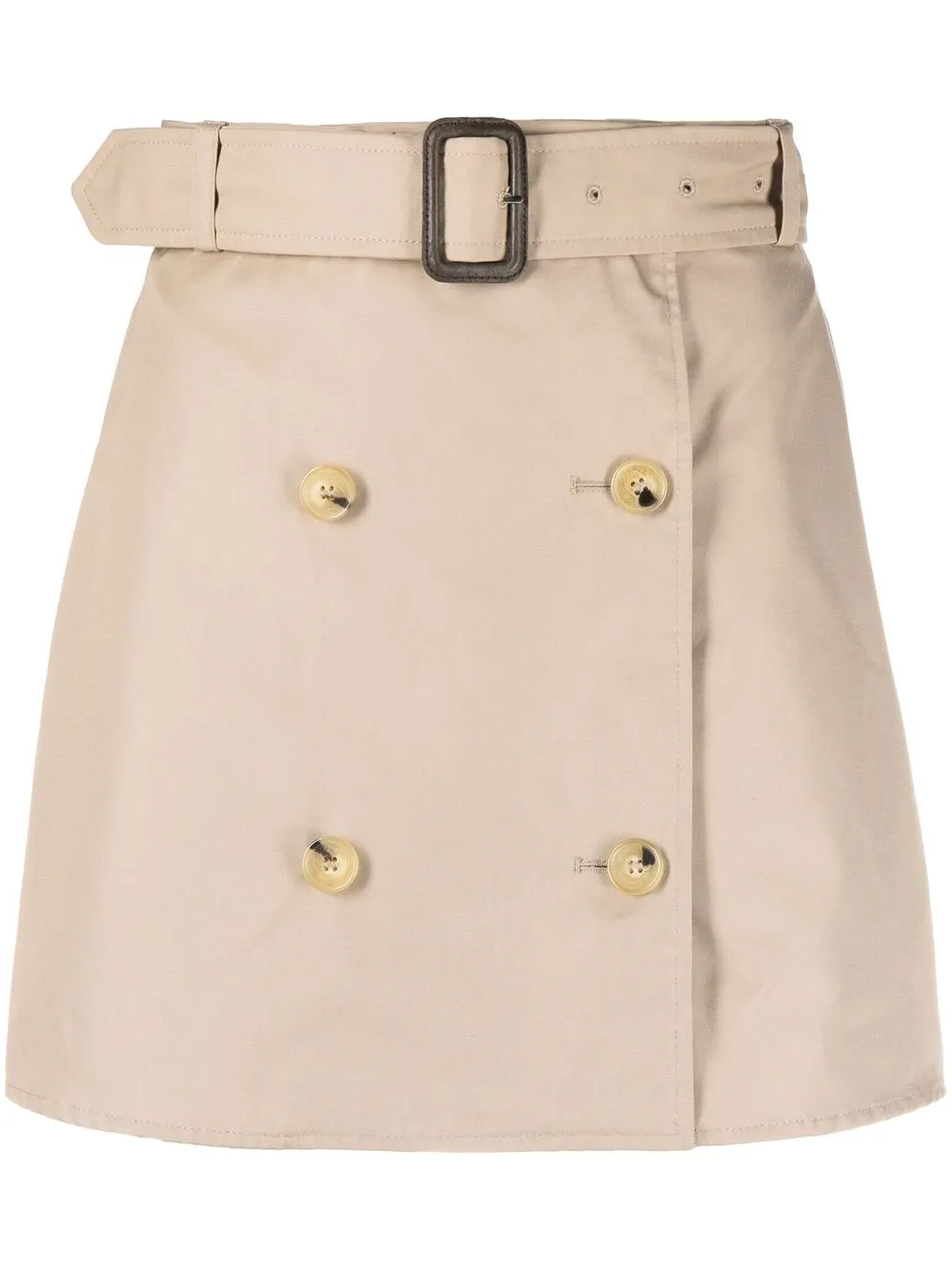 

Mackintosh belted double-breasted skirt - Neutrals