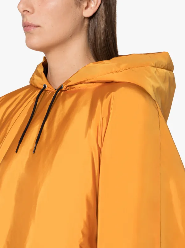 SIMA Pop Orange Nylon Hooded Poncho