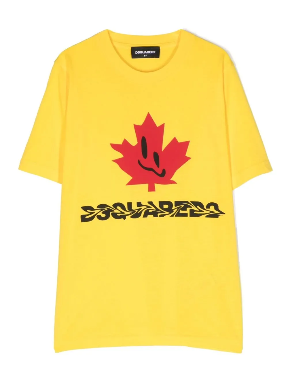 

Dsquared2 Kids playera con logo estampado - Amarillo