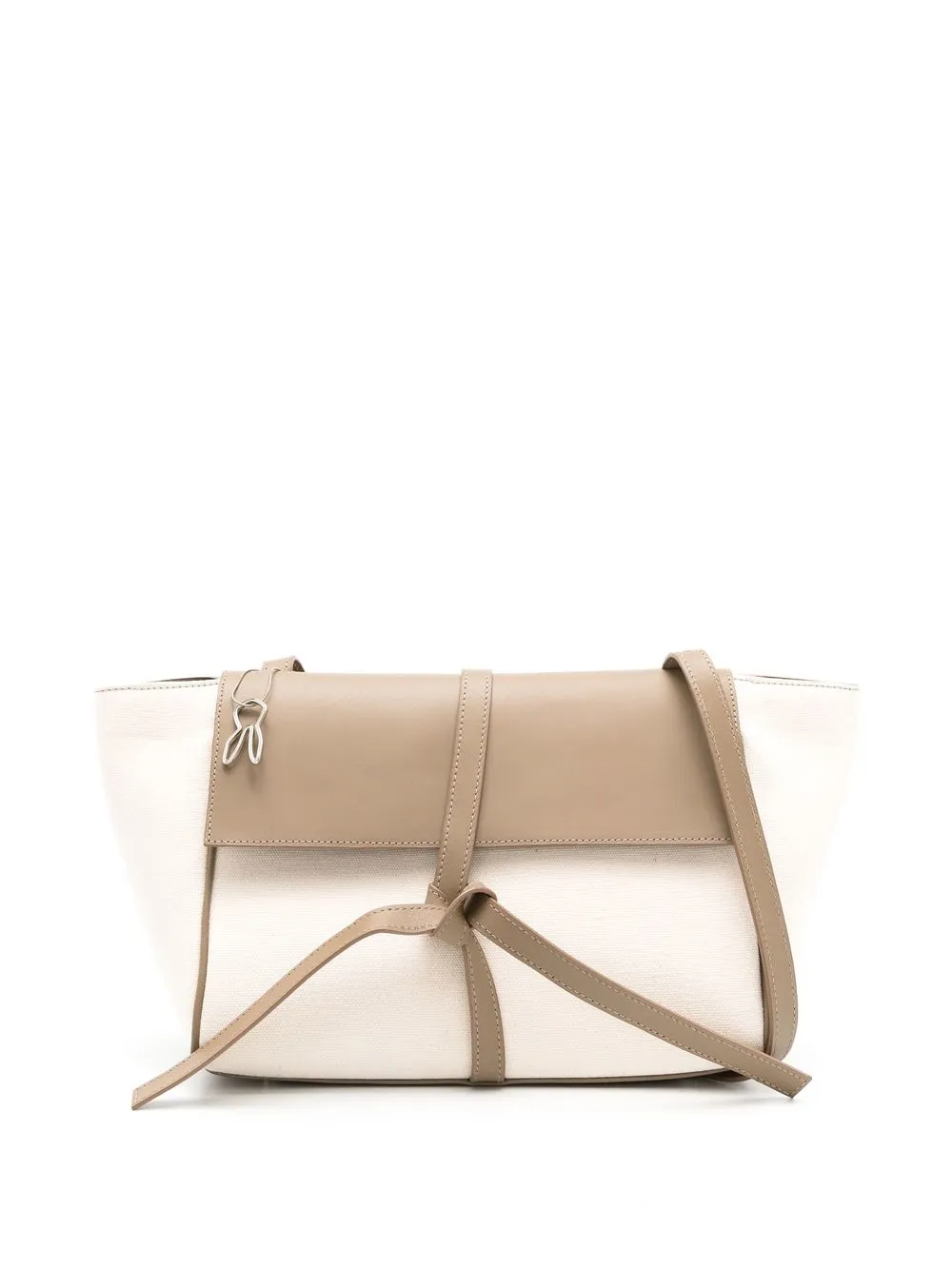 Gloria Coelho Panelled Leather Tote In Neutrals