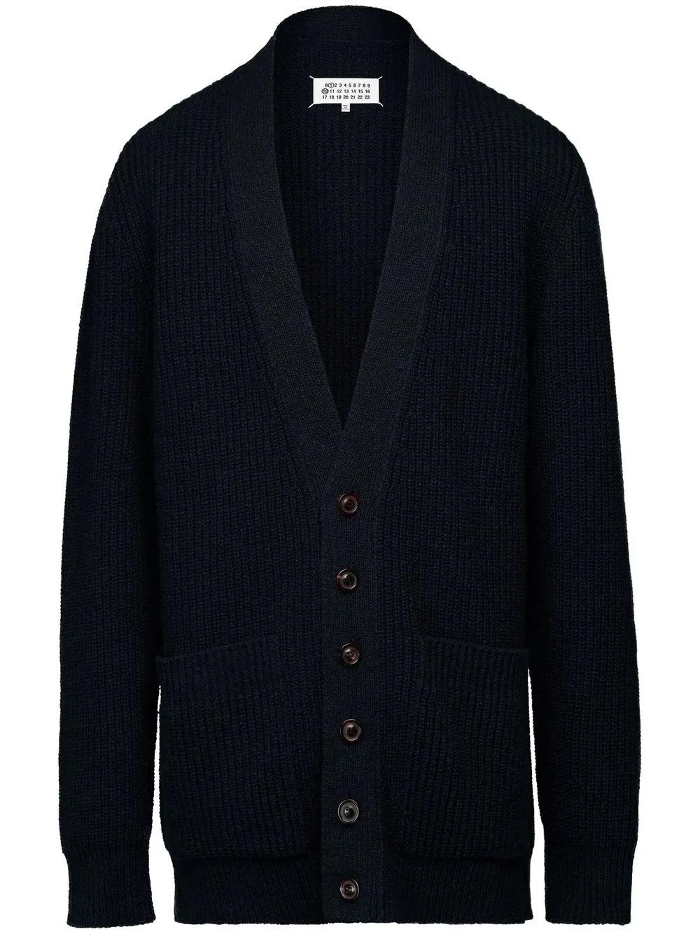 Maison Margiela Donegal V-neck Cardigan In Blau