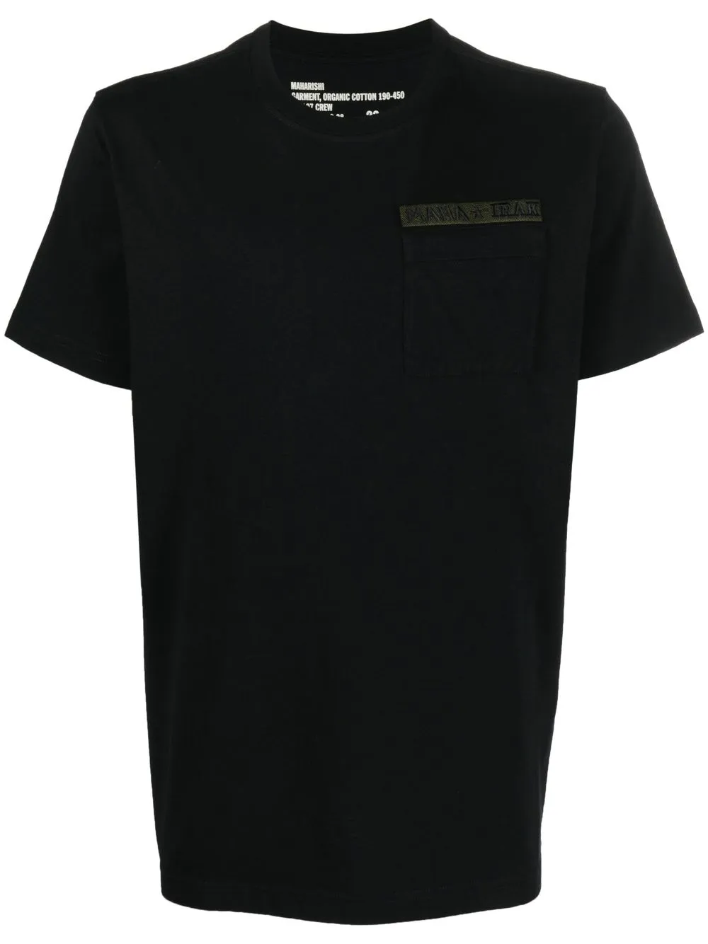 

Maharishi playera con logo estampado - Negro