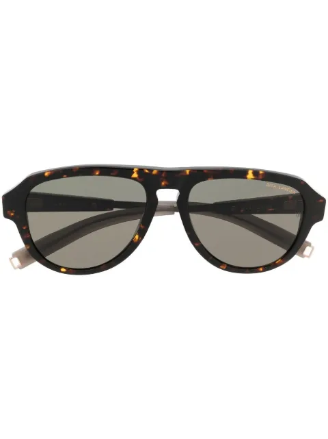Dita Eyewear lentes de sol Lancier con armazón estilo piloto y efecto carey