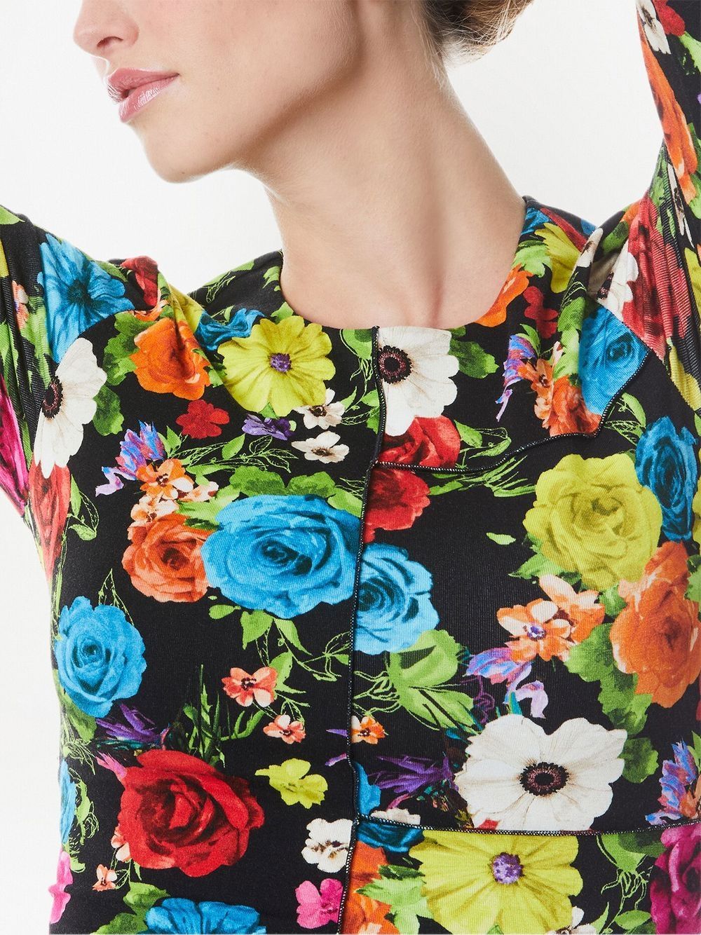 Alice + Olivia Delora floral-print Mini Dress - Farfetch