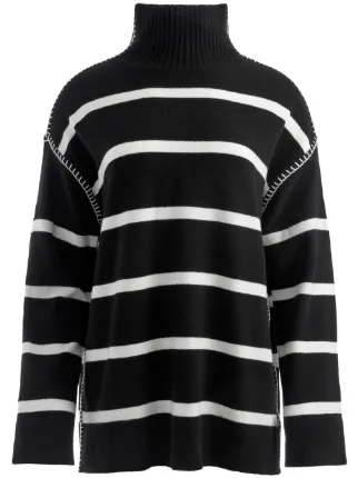 Alice and olivia striped on sale sweater