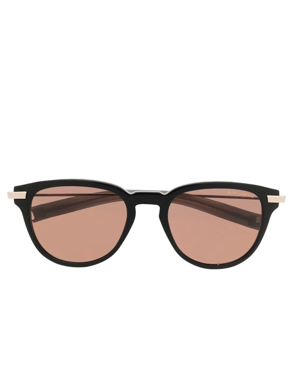 

Dita Eyewear lentes de sol con armazón redonda - Negro