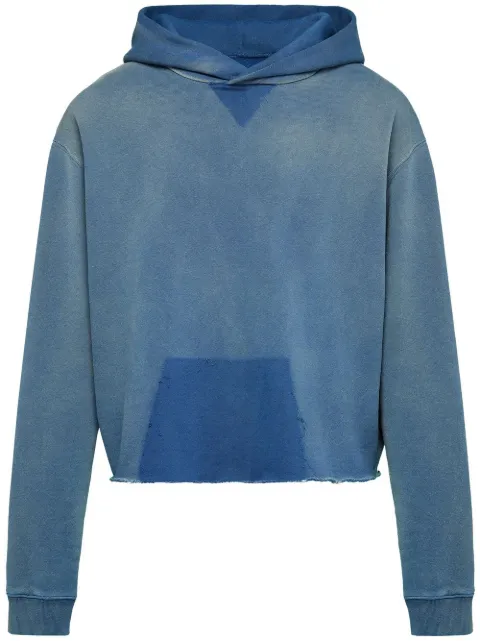 Maison Margiela hoodie en coton biologique à bords francs