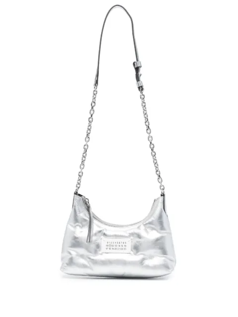 Maison Margiela metallic leather shoulder bag