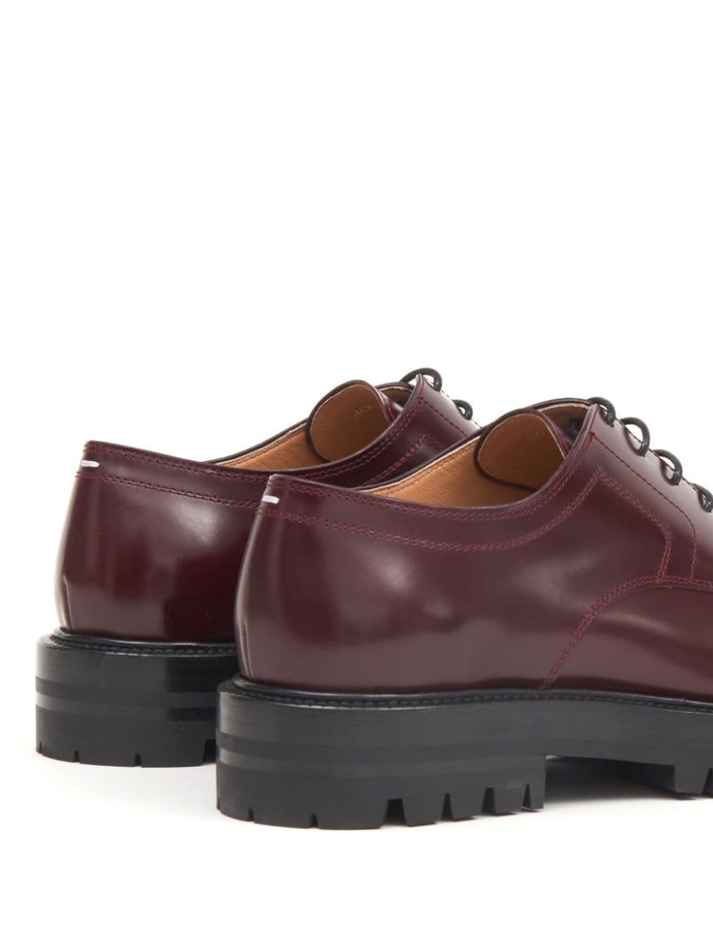 Maison Margiela Tabi derby veterschoenen Rood