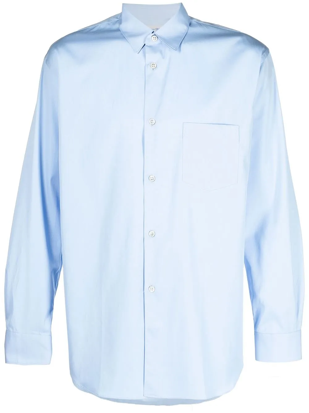 

Comme Des Garçons Shirt long-sleeve cotton shirt - Blue