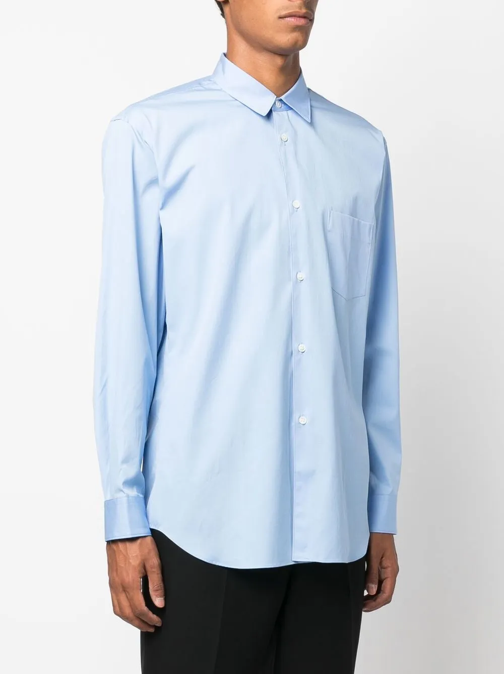  Comme Des Garçons Shirt Langärmeliges Hemd   Blau 