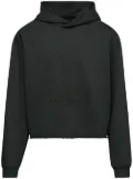 Maison Margiela Numeric logo-embroidered hoodie - Black