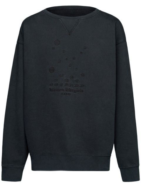 Maison Margiela Numeric logo-embroidered sweatshirt Men