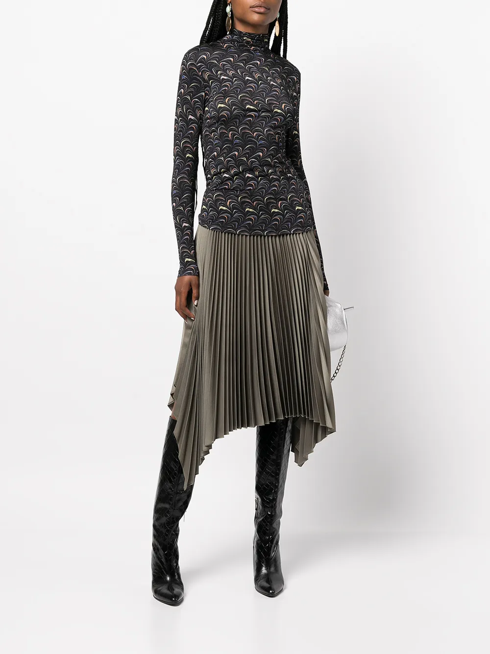 Ulla Johnson Aurelia Topp Med Hög Krage Farfetch