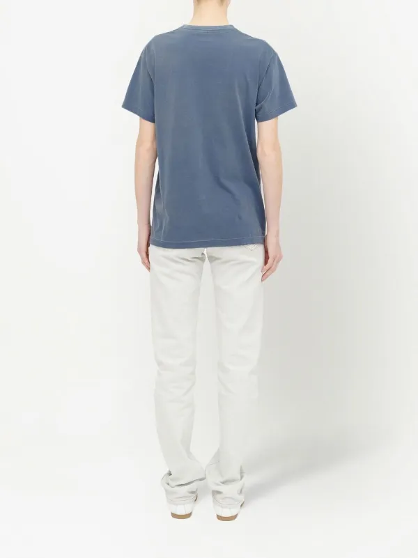 Maison Margiela / コットン Tシャツ ライトブルー Maison Margiela ロゴ Tシャツ | ブルー | FARFETCH JP