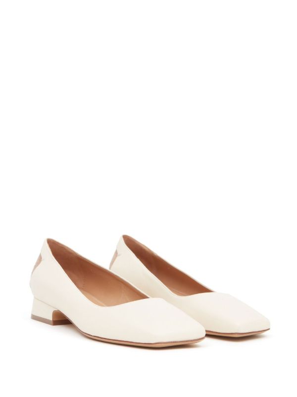 White square toe on sale shoes