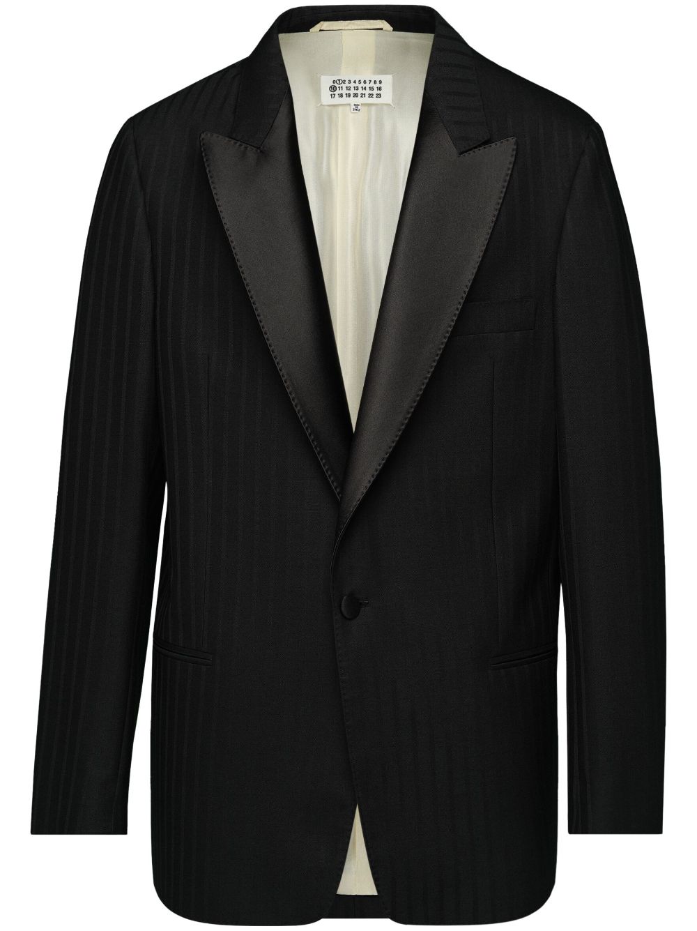 MAISON MARGIELA SINGLE-BREASTED WOOL BLAZER 