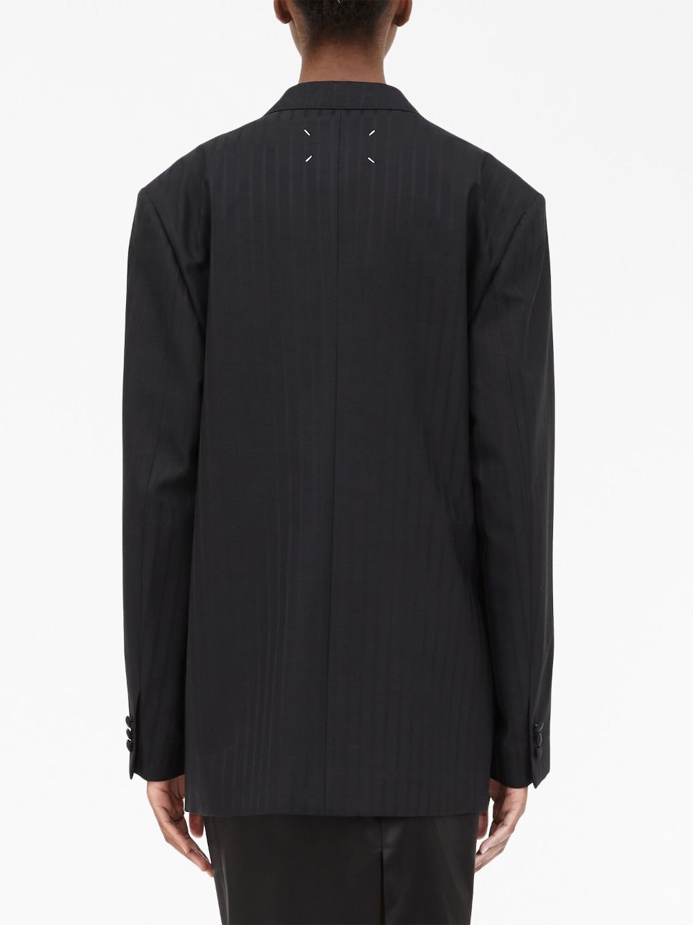 MAISON MARGIELA SINGLE-BREASTED WOOL BLAZER 