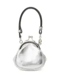 Maison Margiela micro metallic clutch bag - Silver