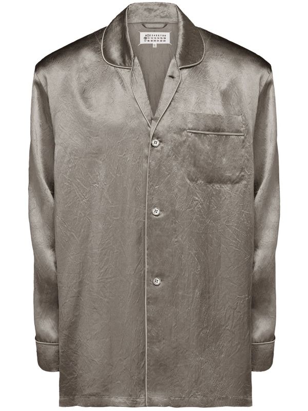 Maison Margiela long-sleeve Satin Shirt - Farfetch