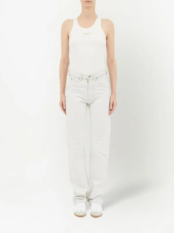Maison Margiela Memory Of ストレートジーンズ | ホワイト | FARFETCH JP