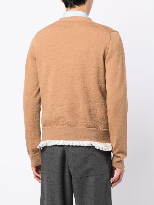 Maison margiela discount camel sweater