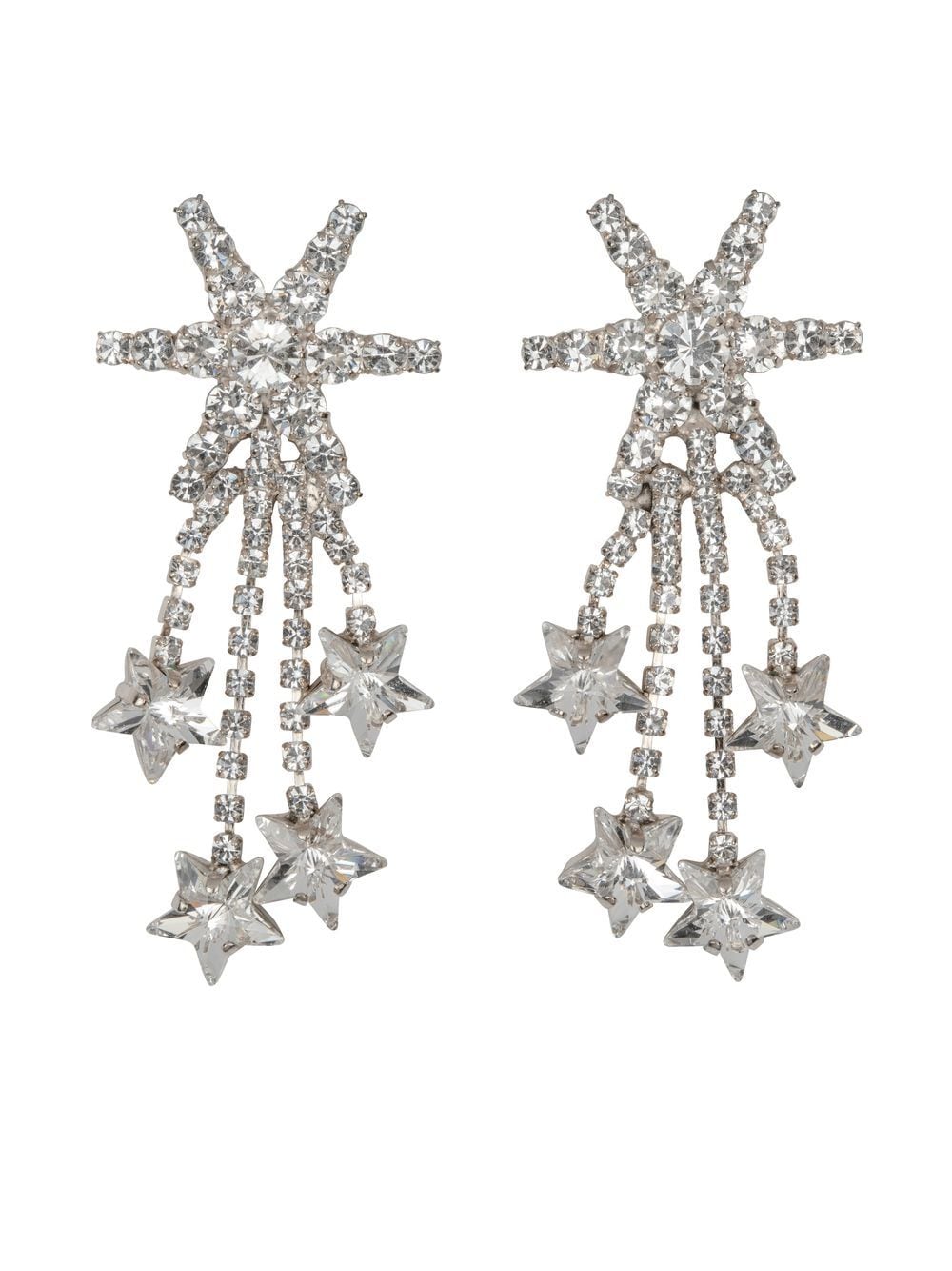 Jennifer Behr Rhiannon Crystal-embellished Earrings In White