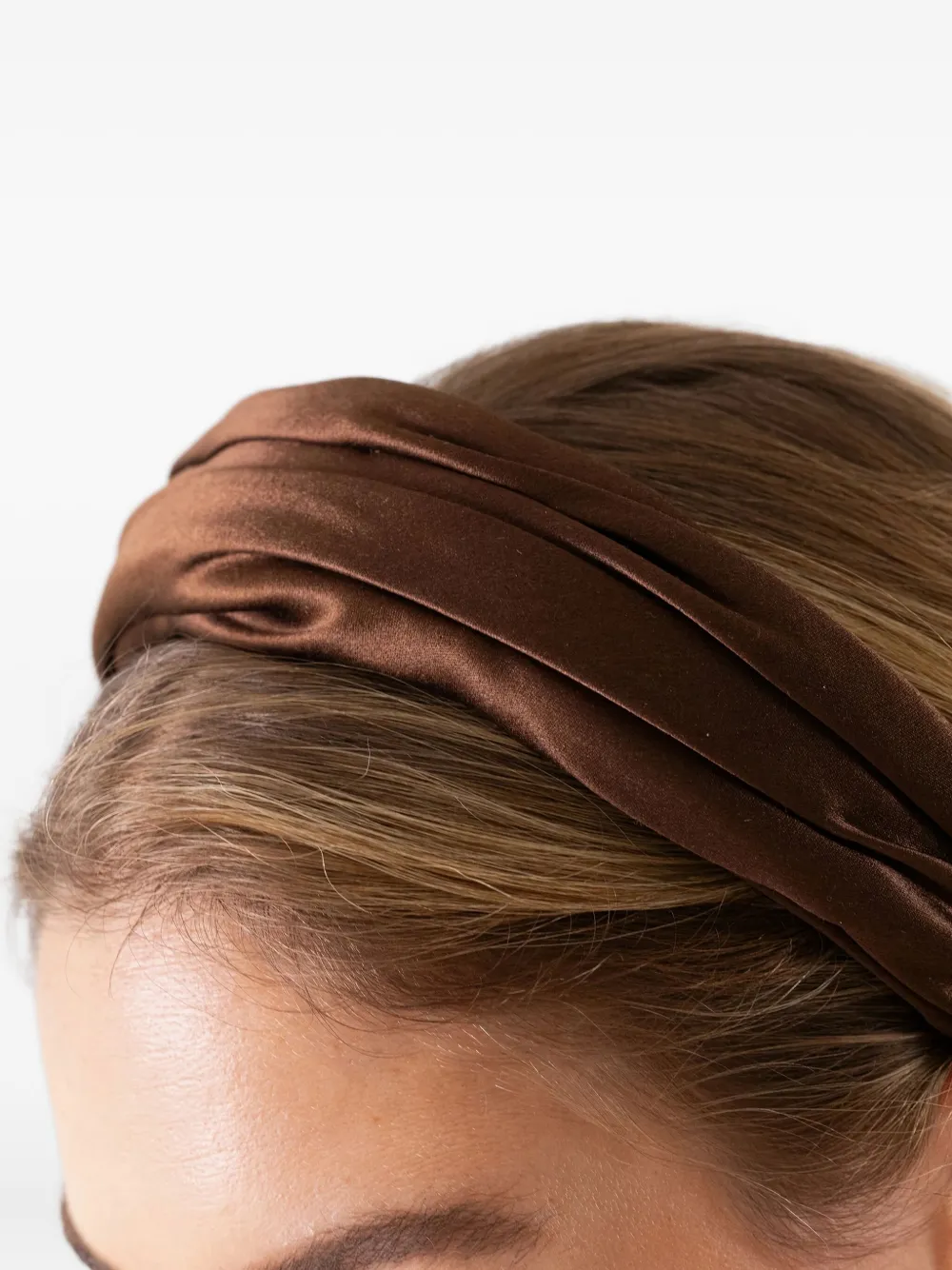 Jennifer Behr Twist Headband In Brown