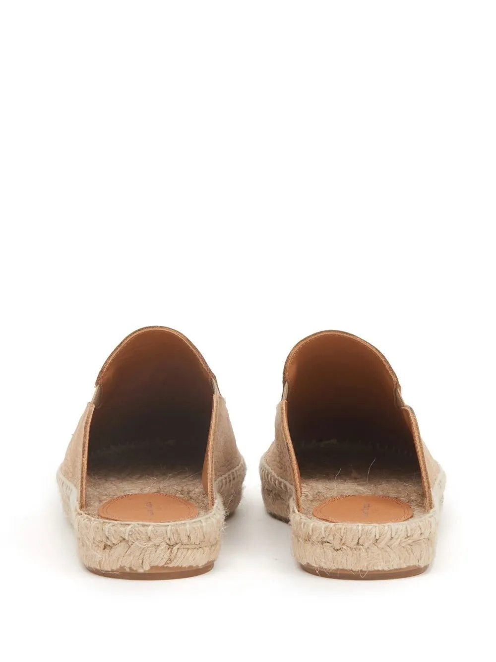 Maison Margiela Woman Espadrilles Khaki Size 11 Leather In Neutrals