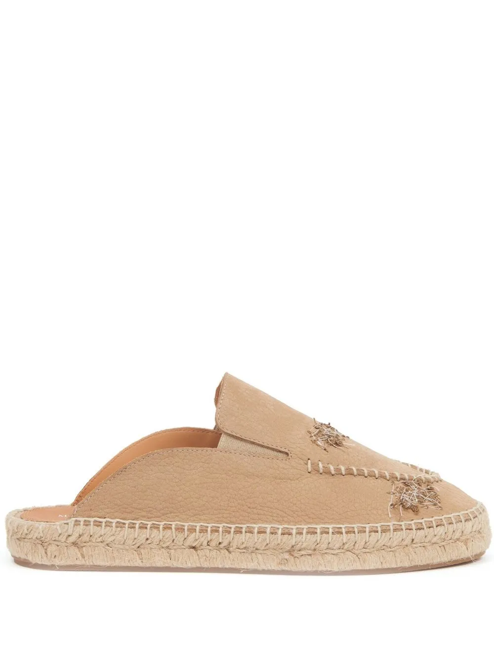 

Maison Margiela rope-sole leather mule - Neutrals