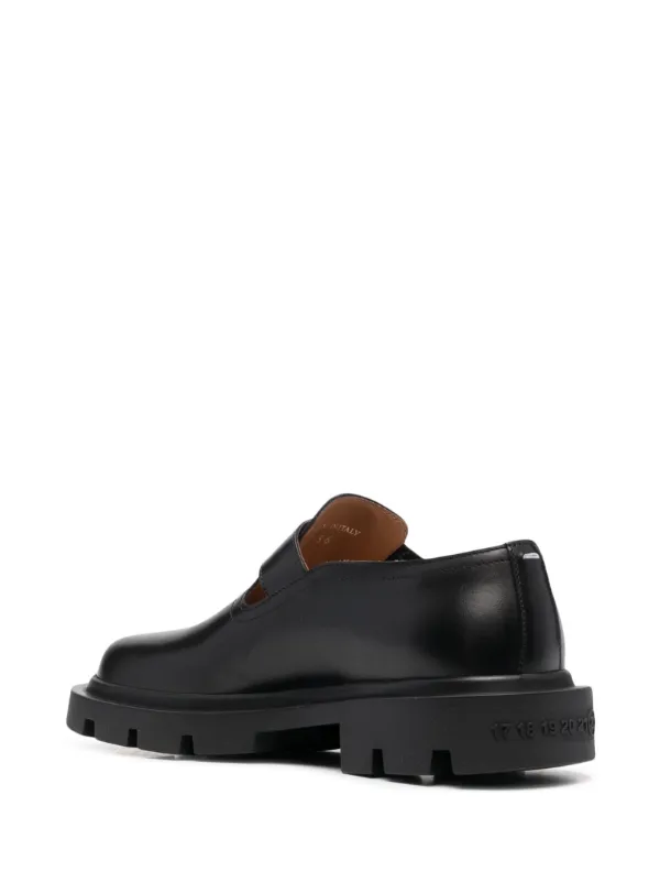 Maison Margiela Buckle Leather Loafers - Farfetch