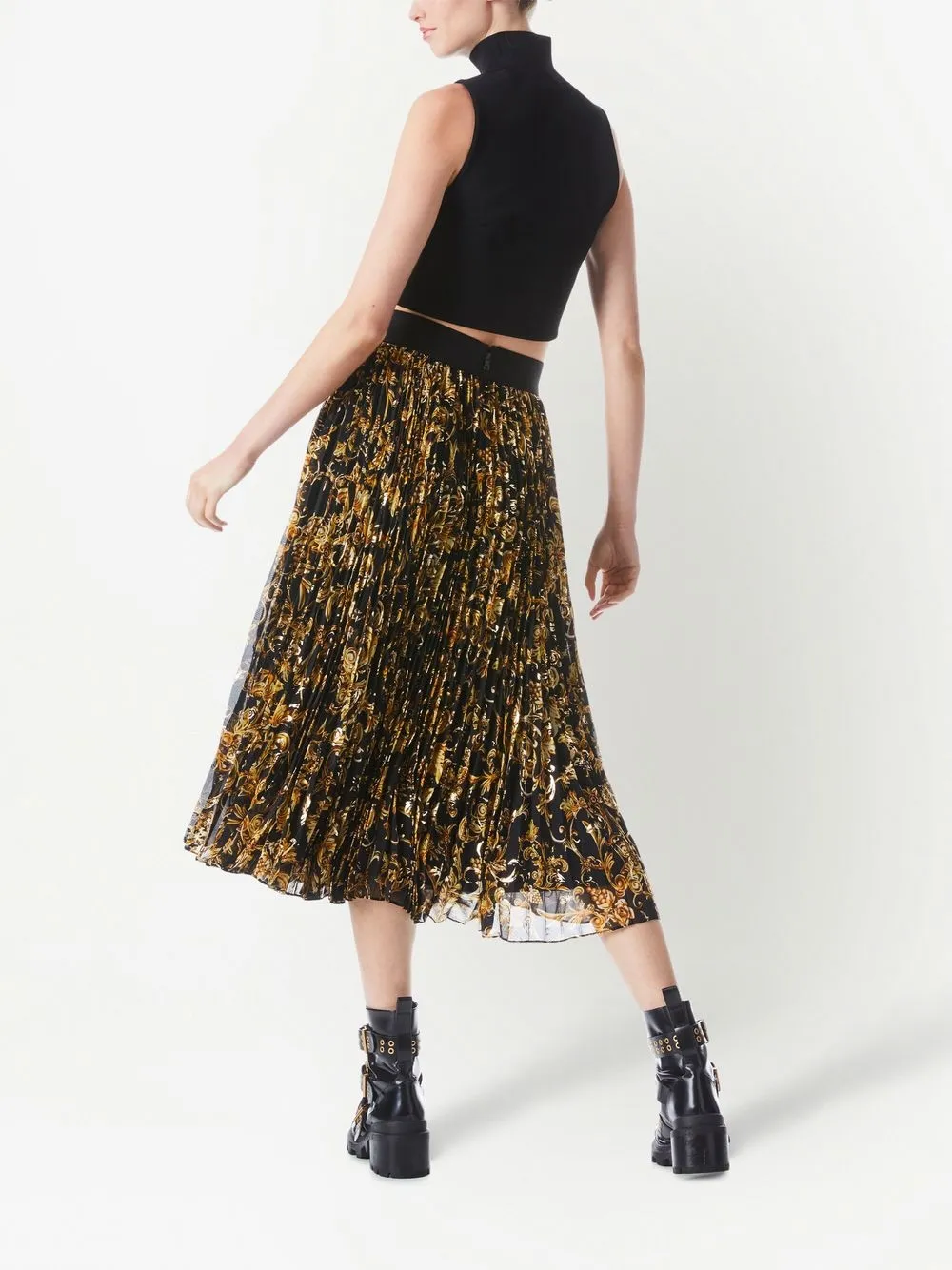 Alice and olivia gold sequin skirt hotsell