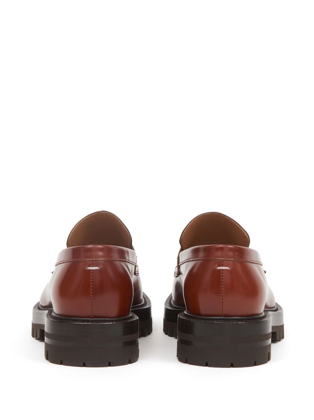 Maison Margiela Tabi Leather Loafers - Farfetch