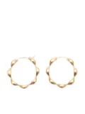 Maison Margiela Timeless hoop earrings - Gold