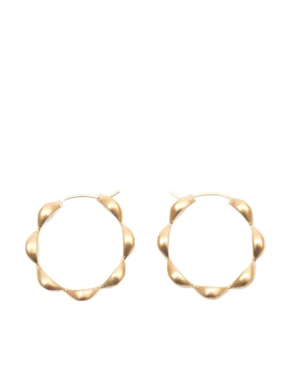 Maison Margiela タイムレス フープピアス | ゴールドトーン
