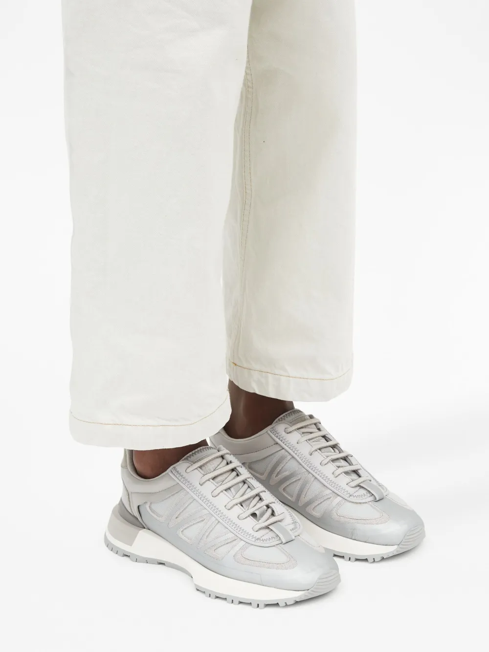 Maison Margiela Brown Low Top Sneakers main image 1