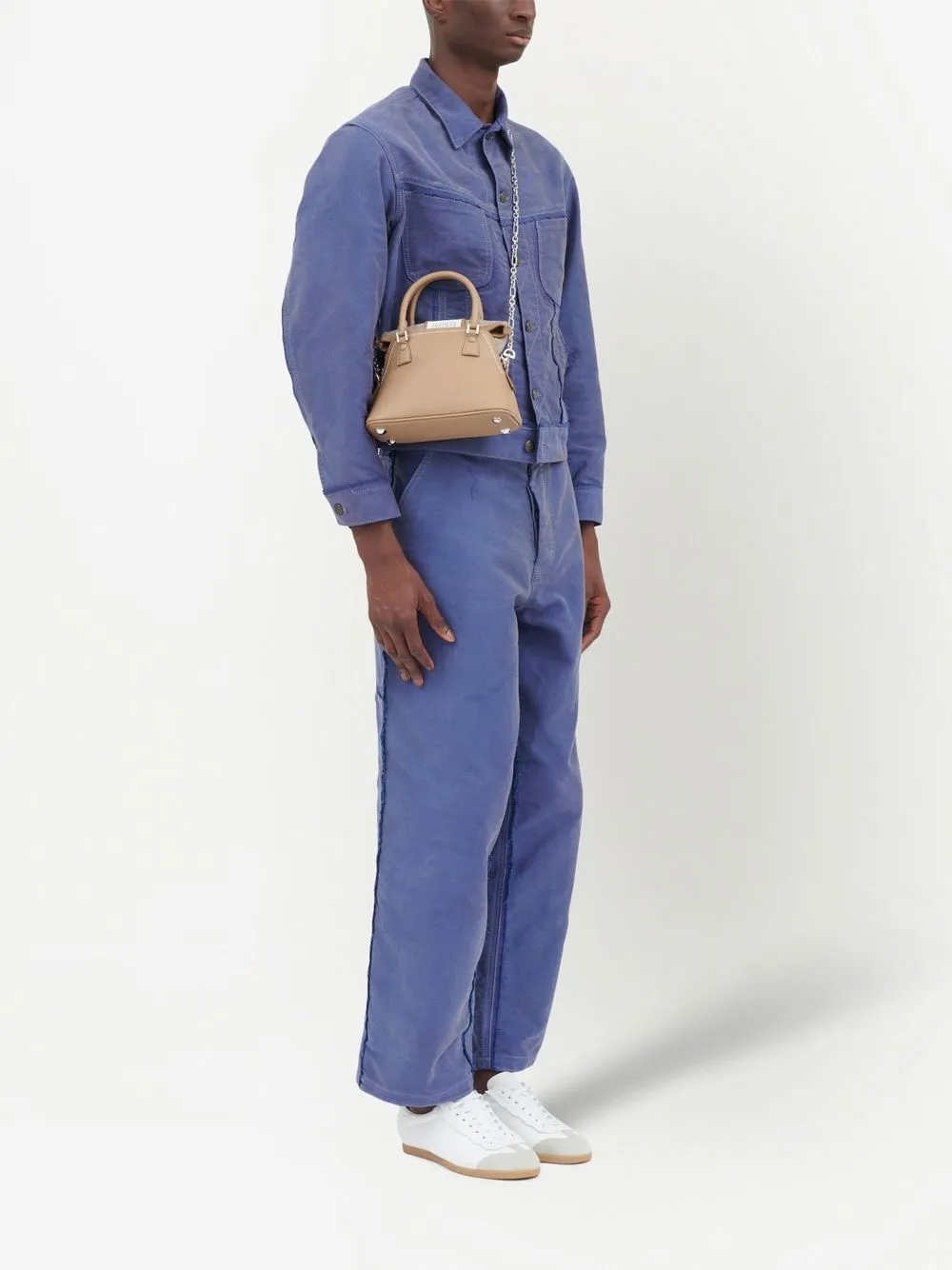 Maison Margiela 5AC Classique kleine tas met handgreep - Beige