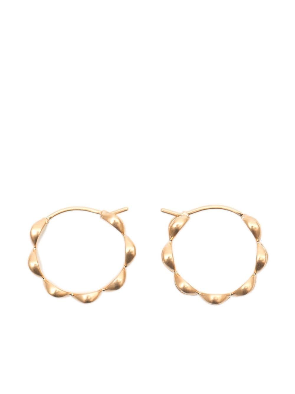 Maison Margiela Polished Hoop Earrings - Farfetch