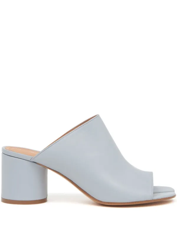 Maison Margiela Tabi 60mm Leather Mules - Farfetch