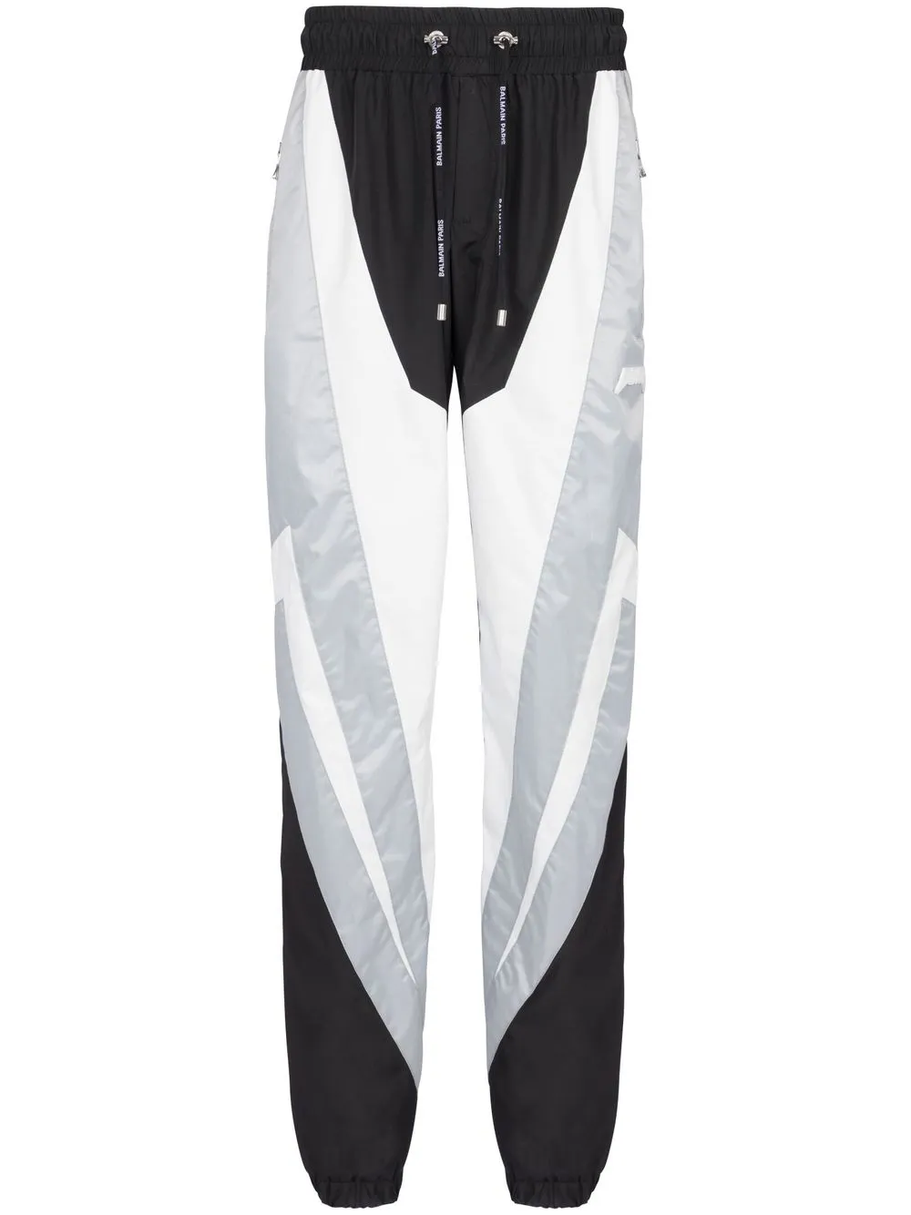 

Balmain colour-blocked track pants - Black