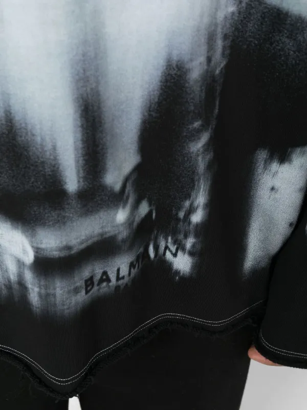 パーカー・フーディ Balmain Graphic-Print Hoodie Sale | BALMAIN