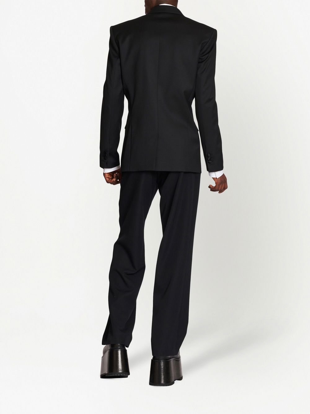 Balmain satin-lapel blazer Men