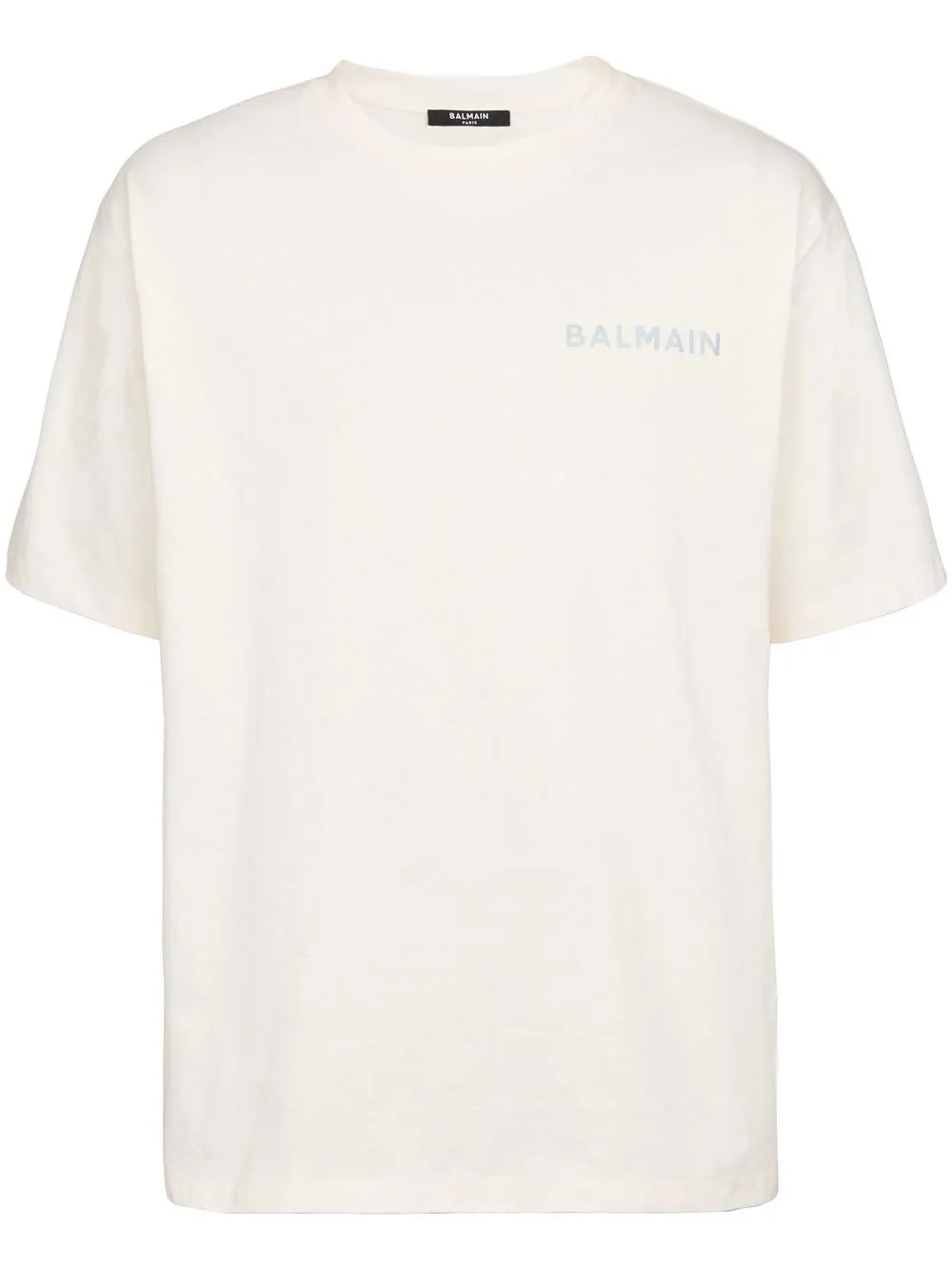 

Balmain playera con logo estampado - Neutro