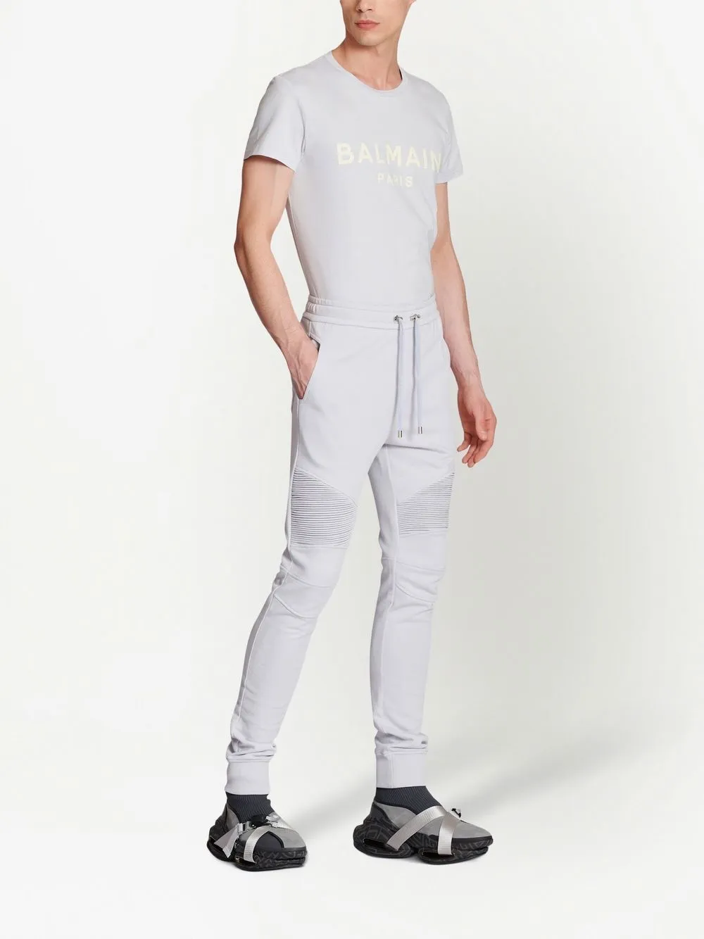 balmain grey joggers