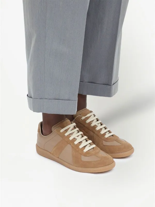 Maison margiela replica discount leather low-top sneaker