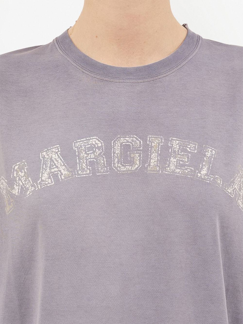 Maison Margiela logo-print short-sleeve T-shirt - Farfetch