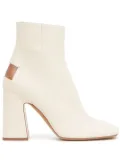 Maison Margiela Décortiqué 100mm four-stitch boots - White