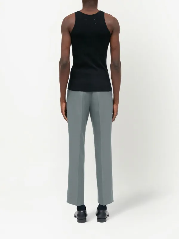 Maison Margiela Fancy Ribbed Tank Top - Farfetch 